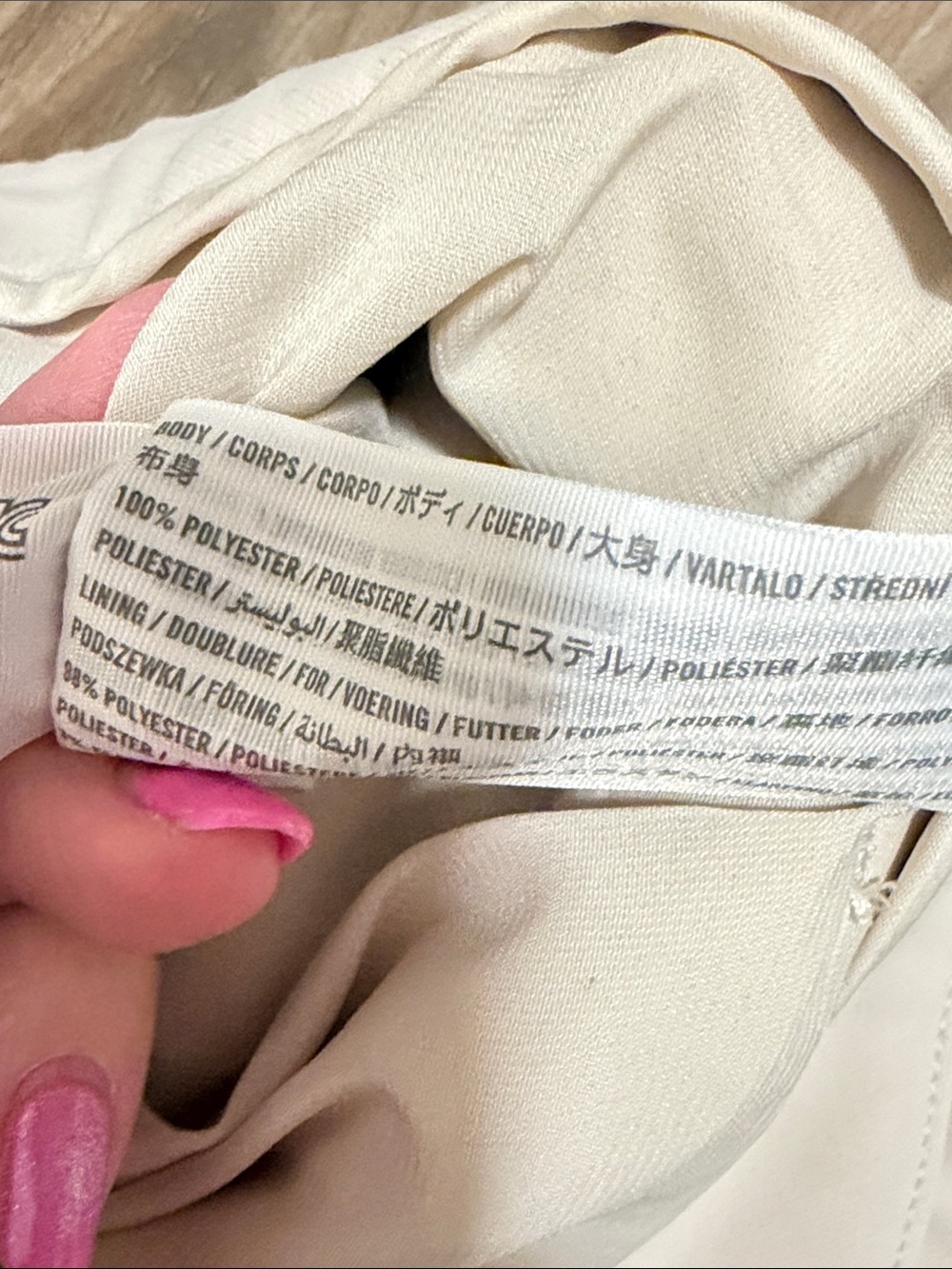 Abercrombie & Fitch Ankle Grazing Tapered Tailored Pants Sz. 16 Beige Modern - Picture 3 of 8